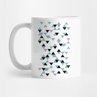 Triangles Ice Blue Mug